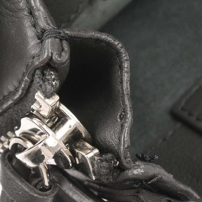 Balenciaga Papier Triple Zip Around Crossbody Bag Leather, GRAY, LEATHER, Shoulder bag