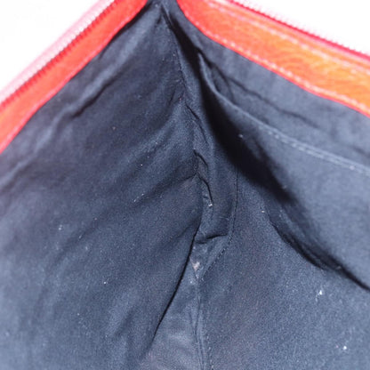 Balenciaga Classic City Clip Pouch Leather, RED, LEATHER, Clutche & pouche