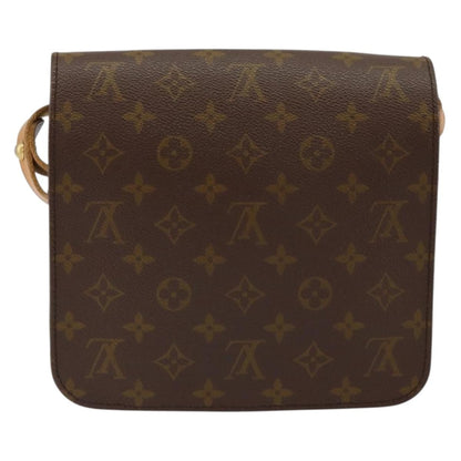 Louis Vuitton Cartouchiere Handbag Monogram Canvas, BROWN, CANVAS, Shoulder bag