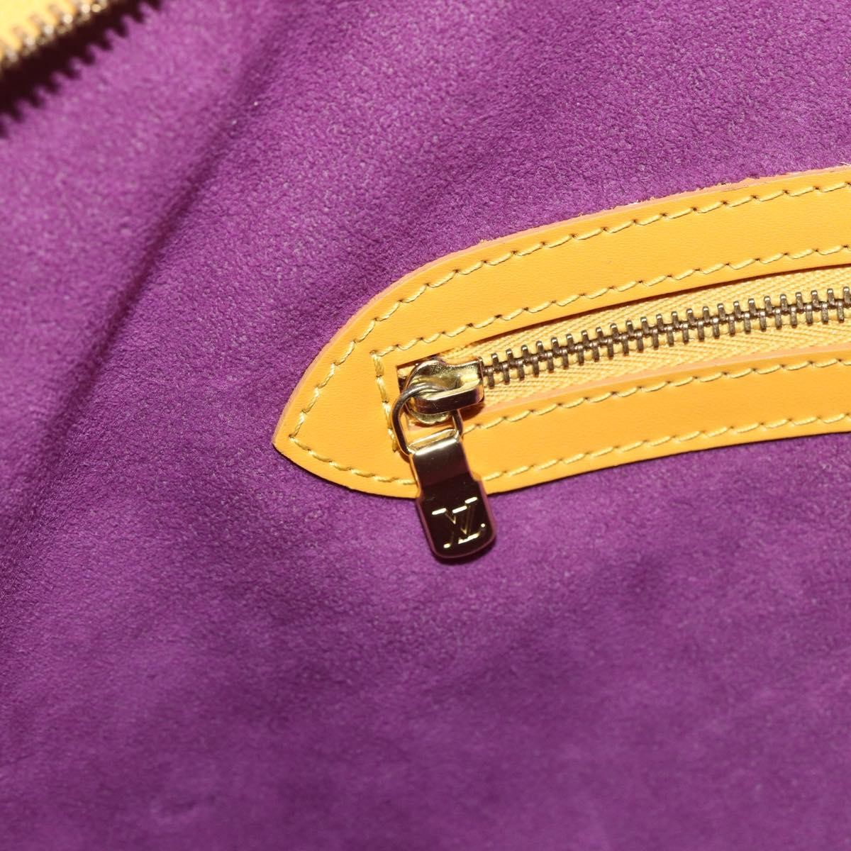 Louis Vuitton Lussac Handbag Epi Leather, YELLOW, LEATHER, Shoulder bag
