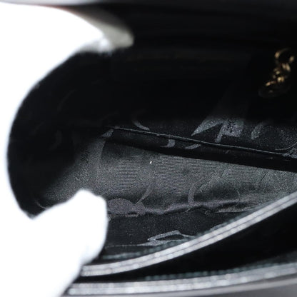 Salvatore Ferragamo Vintage Handbag Leather, BLACK, LEATHER, Handbag