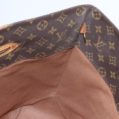 Louis Vuitton Shopping Sac Handbag Monogram Canvas, BROWN, CANVAS, Tote bag