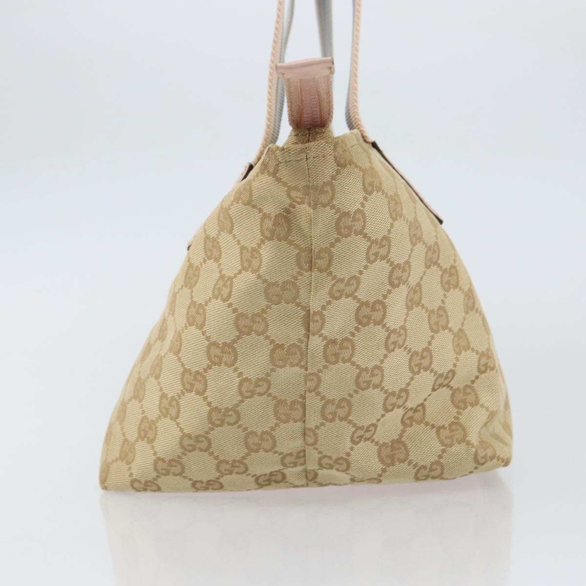 Gucci Web Zip Tote GG Canvas, BEIGE, CANVAS, Tote bag
