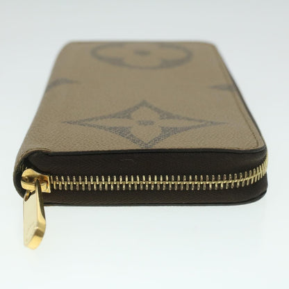 Louis Vuitton Zippy Wallet NM Monogram Giant Reverse, Brown, Canvas, Wallet
