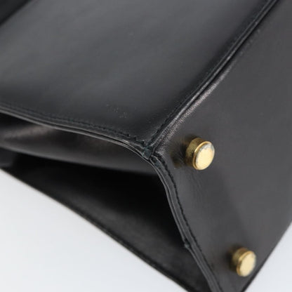 Salvatore Ferragamo Convertible Vara Bow Tote Leather, BLACK, LEATHER, Handbag