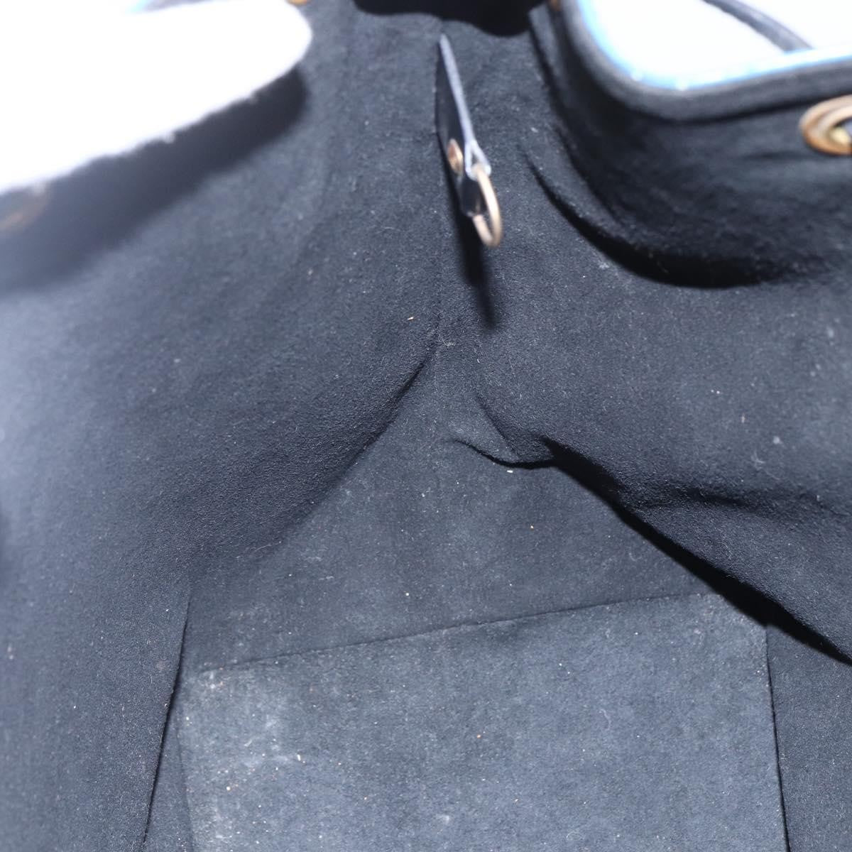 Louis Vuitton Petit Noe Handbag Epi Leather, BLUE, LEATHER, Shoulder bag