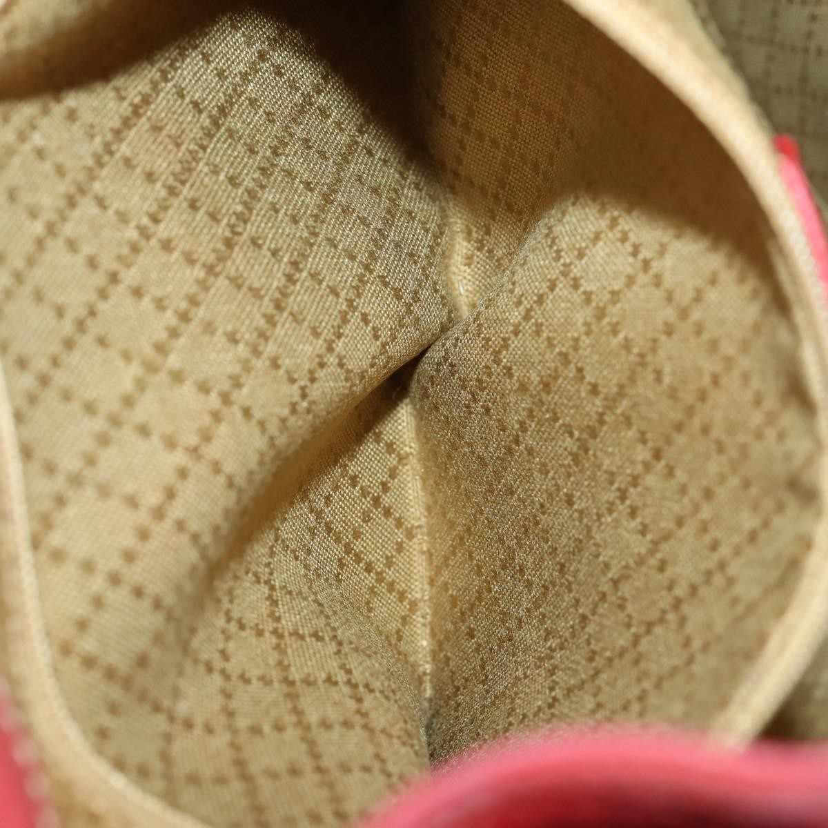 Gucci Vintage Bamboo Backpack Suede, RED, SUEDE, Backpack