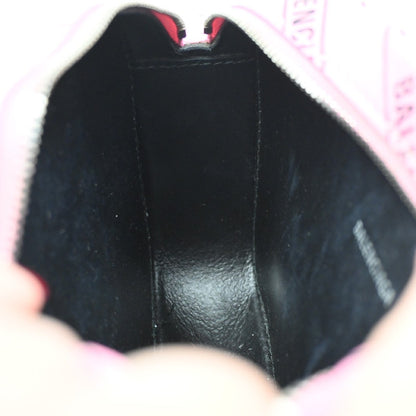 Balenciaga Everyday Camera Bag Monogram Printed Leather, PINK, LEATHER, Shoulder bag