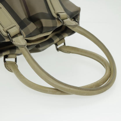 Burberry Nova Check Handbag Nova Check Canvas and leather, BEIGE, CANVAS, Handbag