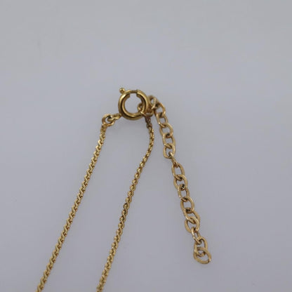 Christian Dior CD Pendant Necklace Gold-plated, GOLD, METAL, Necklace