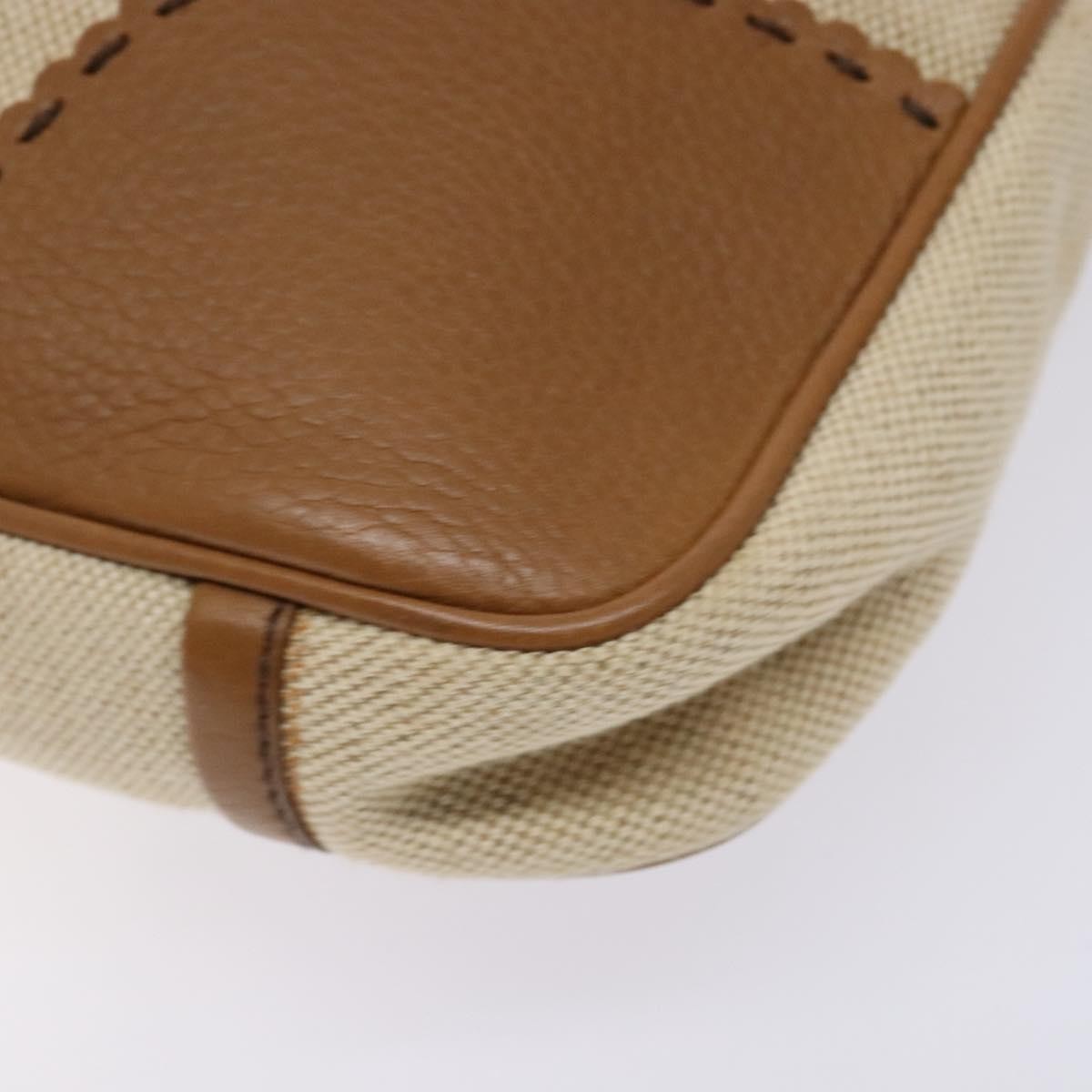 Prada Vintage Convertible Tote Canvas and leather, BEIGE, CANVAS, Tote bag