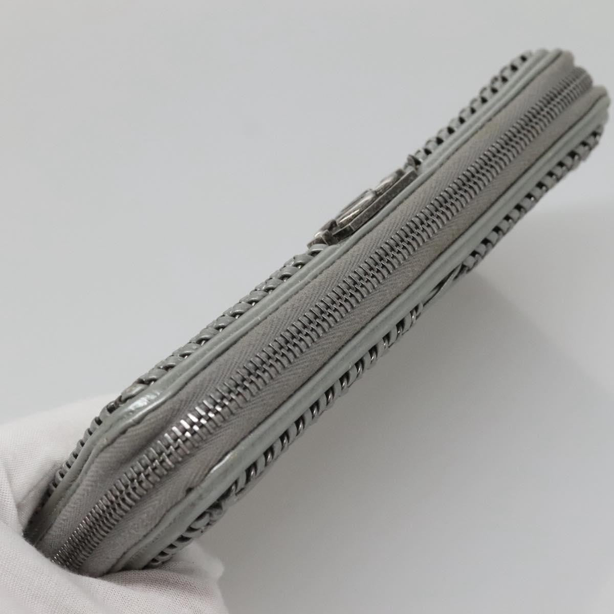 Chanel Boy Zip Jacket Wallet Quilted Calfskin, SILVER, LEATHER, Wallets