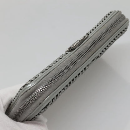 Chanel Boy Zip Jacket Wallet Quilted Calfskin, SILVER, LEATHER, Wallets