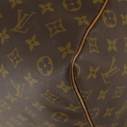 Louis Vuitton Keepall Bag Monogram Canvas, BROWN, CANVAS, Travel bag