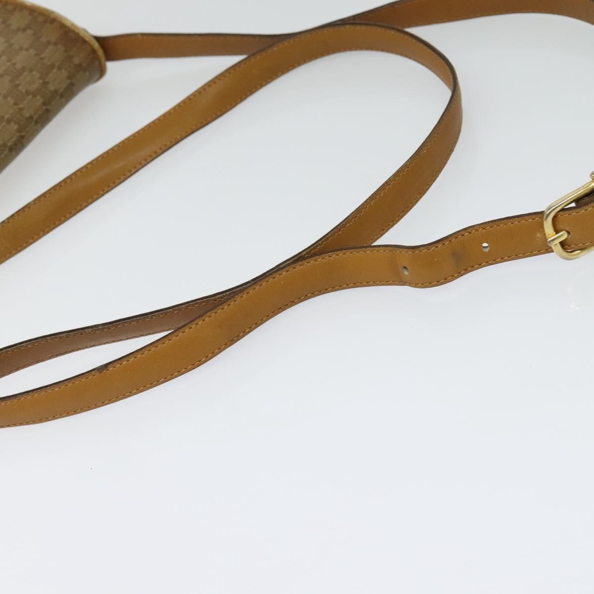 Celine Vintage Macadam Shoulder Bag Canvas, BEIGE, CANVAS, Shoulder bag