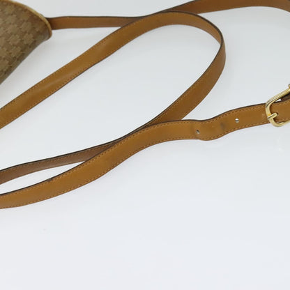 Celine Vintage Macadam Shoulder Bag Canvas, BEIGE, CANVAS, Shoulder bag