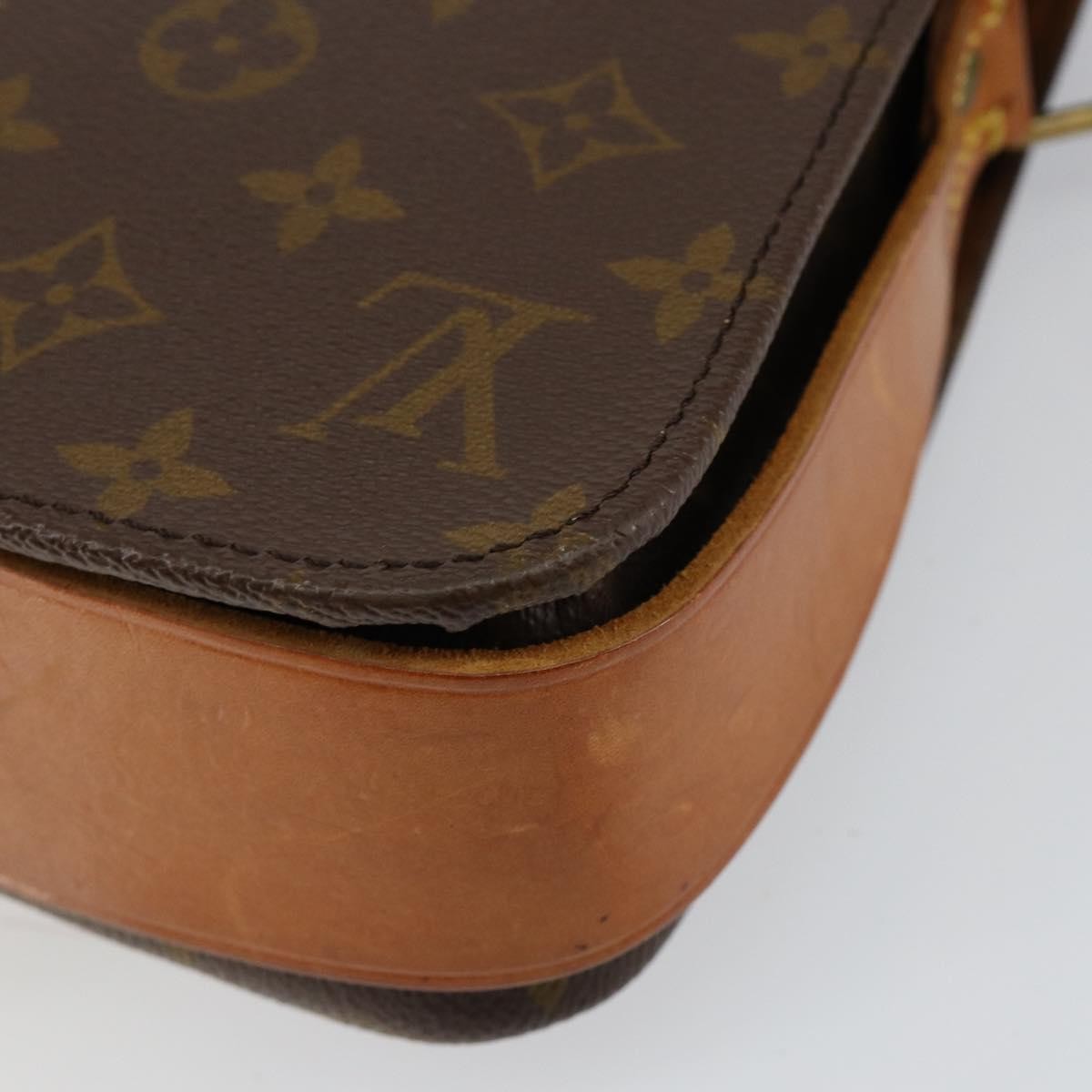 Louis Vuitton Cartouchiere Handbag Monogram Canvas, BROWN, CANVAS, Shoulder bag