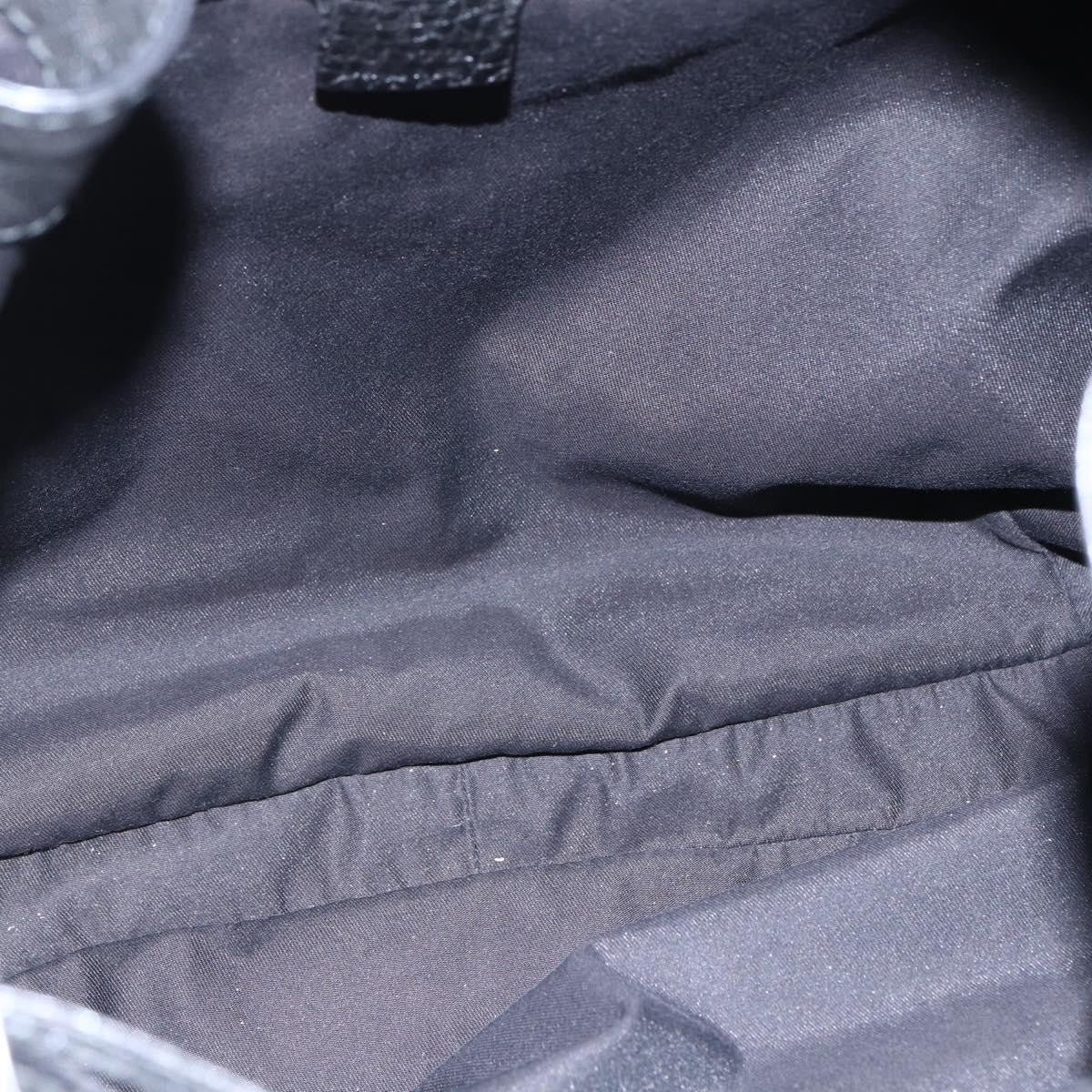 Gucci Interlocking Icon Drawstring Hobo Leather, BLACK, LEATHER, Shoulder bag