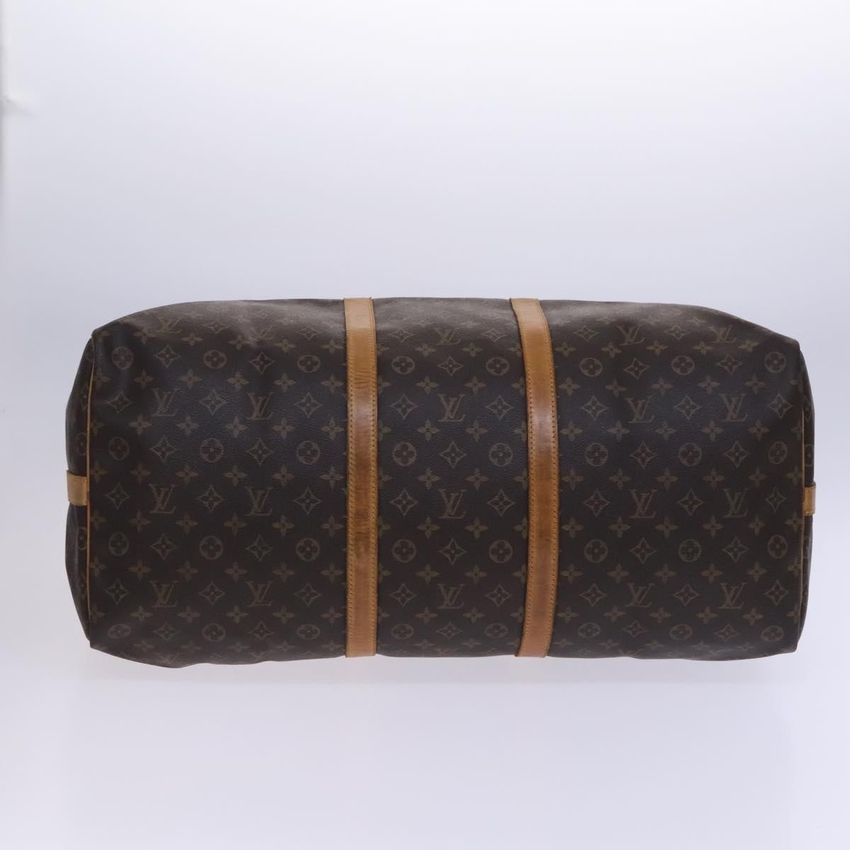 Louis Vuitton Keepall Bandouliere Bag Monogram Canvas, BROWN, CANVAS, Travel bag