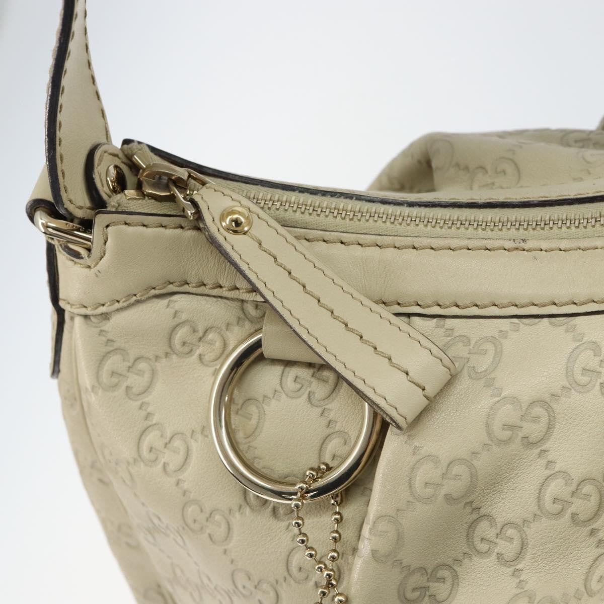 Gucci Sukey Hobo Guccissima Leather, ECRU, LEATHER, Shoulder bag