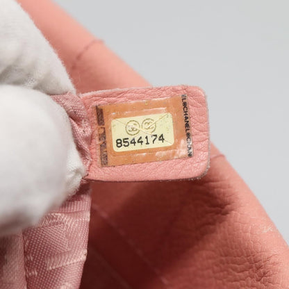 Chanel Chocolate Bar Coco Mark handbag Caviar skin, PINK, LEATHER, Handbag