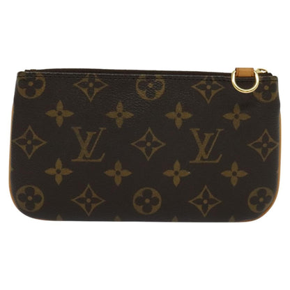 Louis Vuitton Tikal Wristlet Pochette Monogram Canvas, BROWN, CANVAS, Clutche & pouche