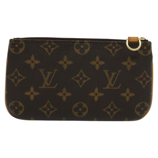 Louis Vuitton Tikal Wristlet Pochette Monogram Canvas, BROWN, CANVAS, Clutche & pouche