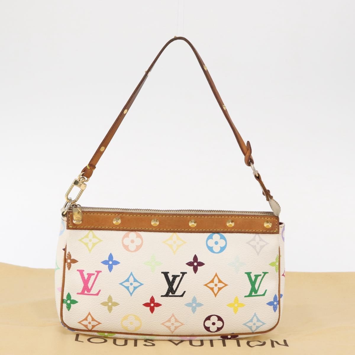 Louis Vuitton Pochette Accessoires Monogram Multicolor, MULTICOLOUR, CANVAS, Clutche & pouche