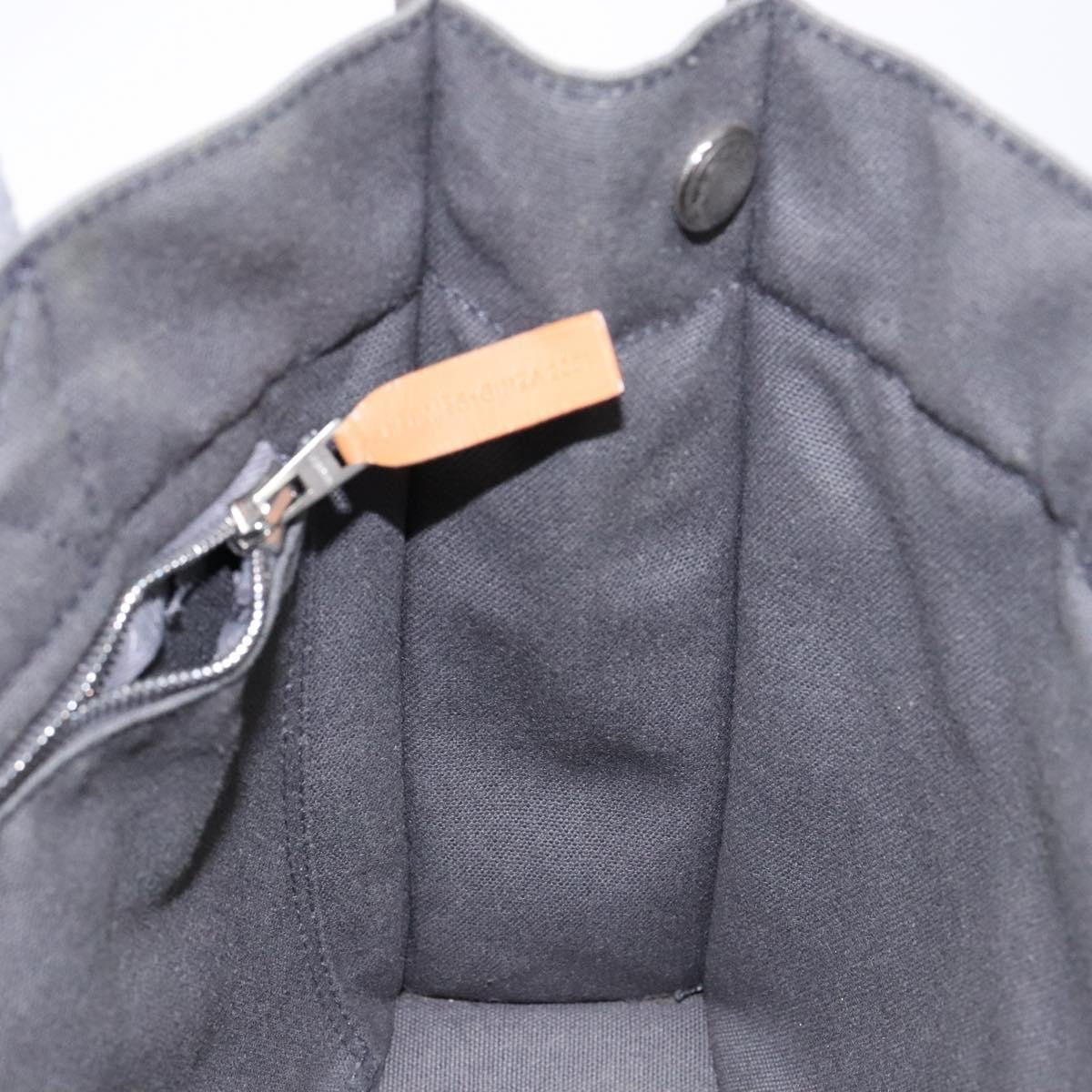 Hermes Fourre Tout Tote Canvas, GRAY, CANVAS, Tote bag