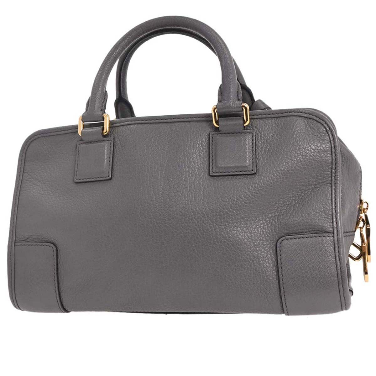 Loewe Amazona Bag Leather, GRAY, LEATHER, Handbag