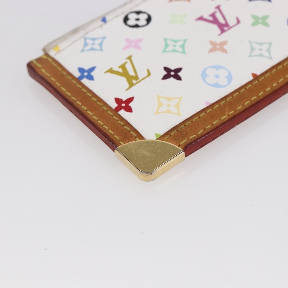 Louis Vuitton Pochette Clés Monogram Canvas, WHITE, CANVAS, Wallets