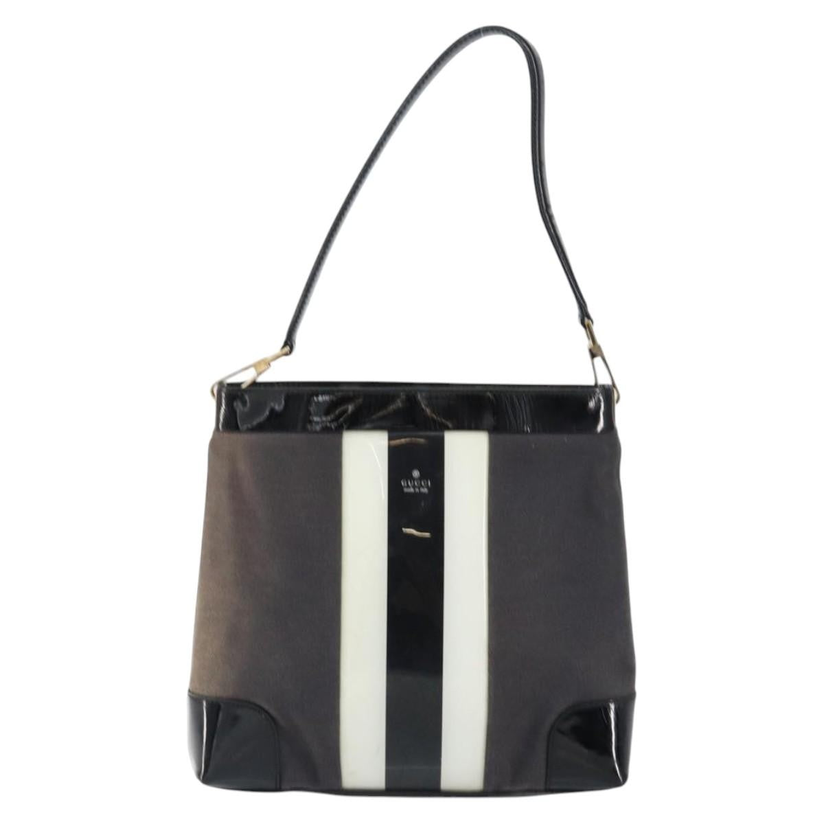 Gucci Sherry line shoulder bag Canvas, BLACK, CANVAS, Shoulder bag