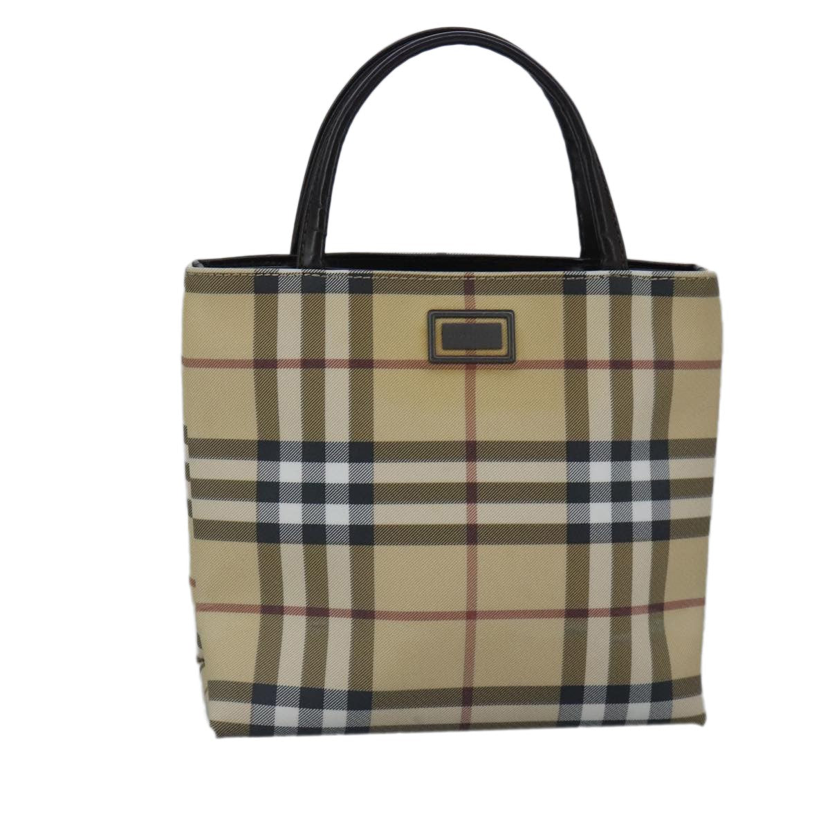Burberry Nova Check Tote canvas check pattern, BEIGE, CANVAS, Handbag