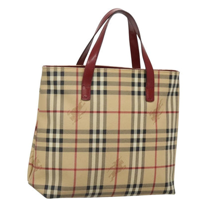 Burberry Nova Check Tote Canvas and Leather, BEIGE, CANVAS, Tote bag