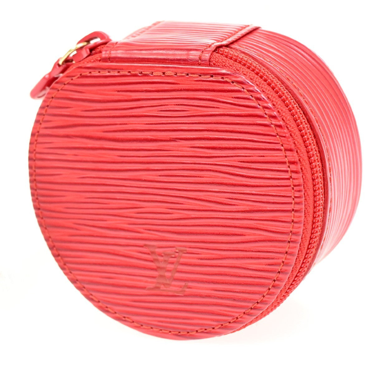 Louis Vuitton Ecrin Bijoux Jewelry Case Epi Leather, RED, LEATHER, Clutche & pouche