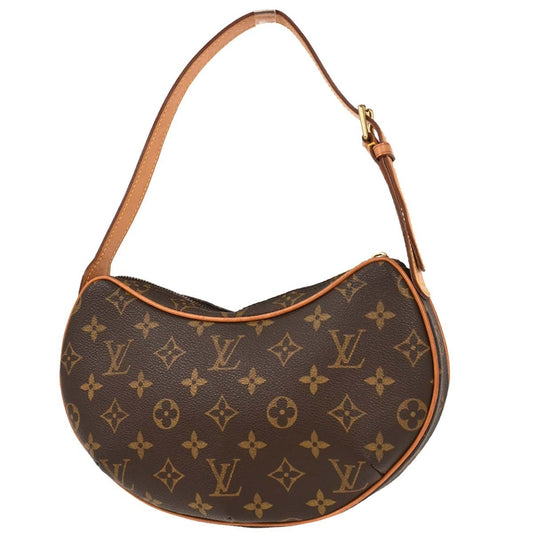 Louis Vuitton Croissant Handbag Monogram Canvas, BROWN, CANVAS, Shoulder bag