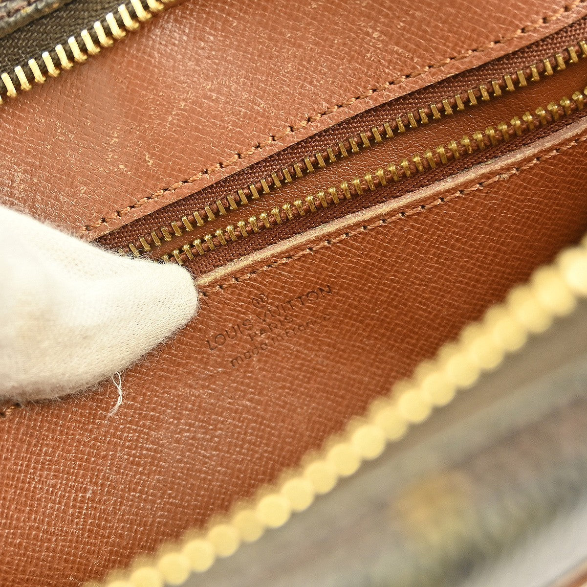 Louis Vuitton Jeune Fille Handbag Monogram Canvas, BROWN, CANVAS, Shoulder bag