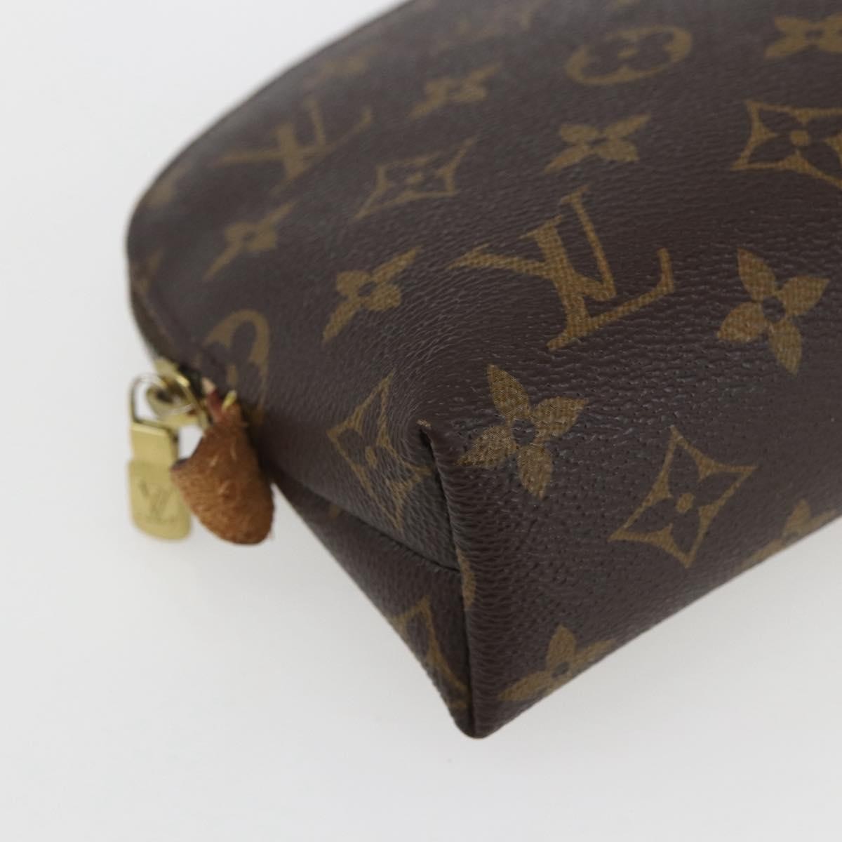 Louis Vuitton Cosmetic Pouch Monogram Canvas, BROWN, CANVAS, Clutche & pouche