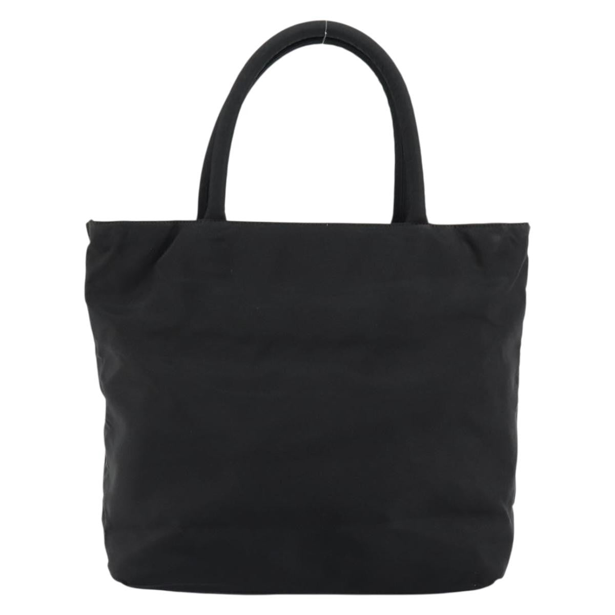 Prada Vintage Zip Tote Tessuto, BLACK, NYLON, Tote bag