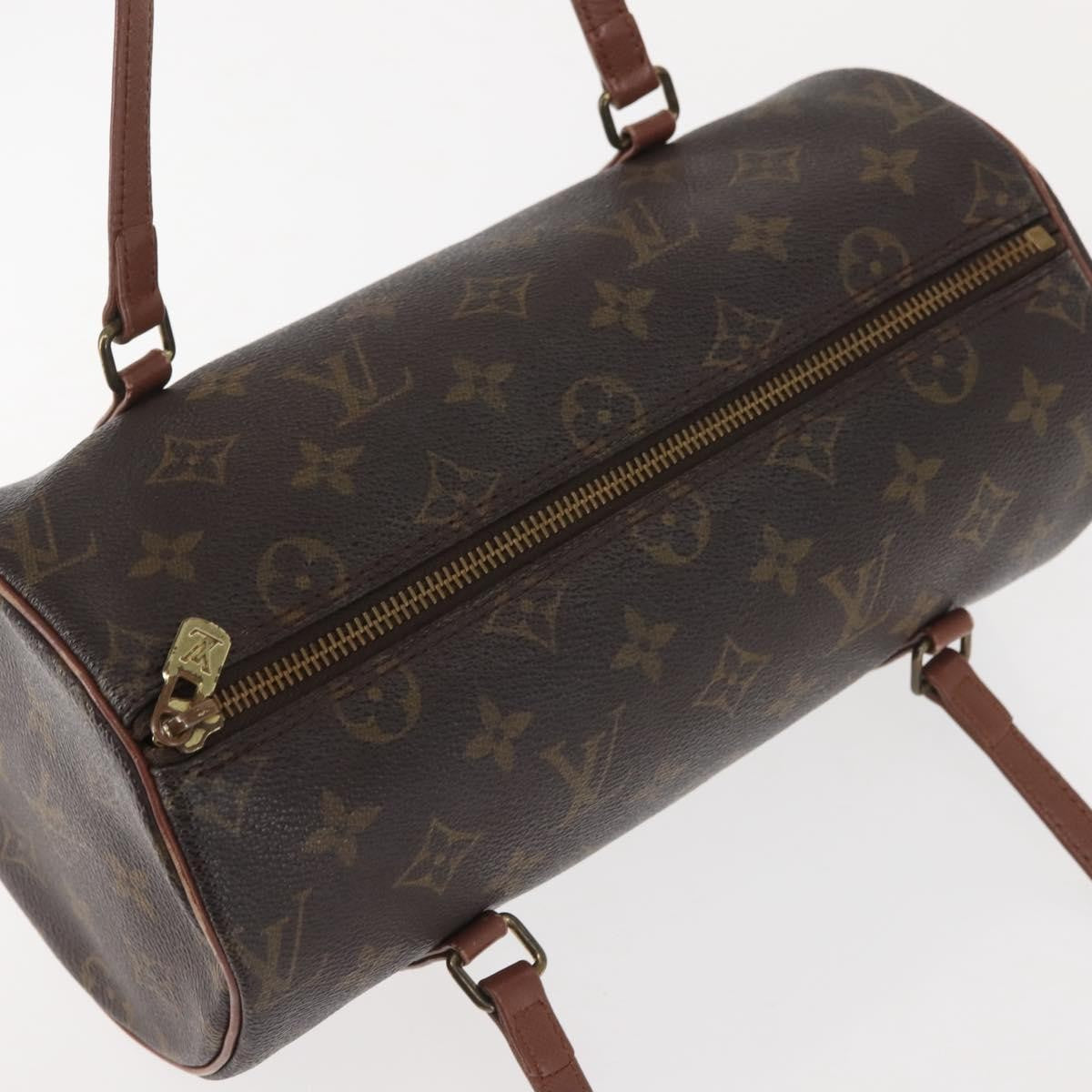 Louis Vuitton Papillon Handbag Monogram Canvas, BROWN, CANVAS, Handbag
