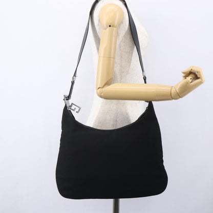 Gucci Vintage Shoulder Bag Nylon, BLACK, NYLON, Shoulder bag