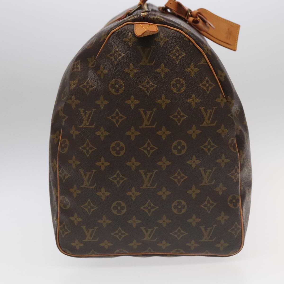 Louis Vuitton Keepall Bag Monogram Canvas, BROWN, CANVAS, Travel bag