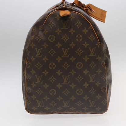 Louis Vuitton Keepall Bag Monogram Canvas, BROWN, CANVAS, Travel bag