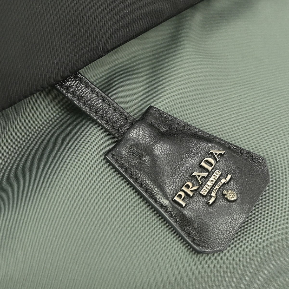 Prada Convertible Double Tote Tessuto, BLACK, NYLON, Tote bag