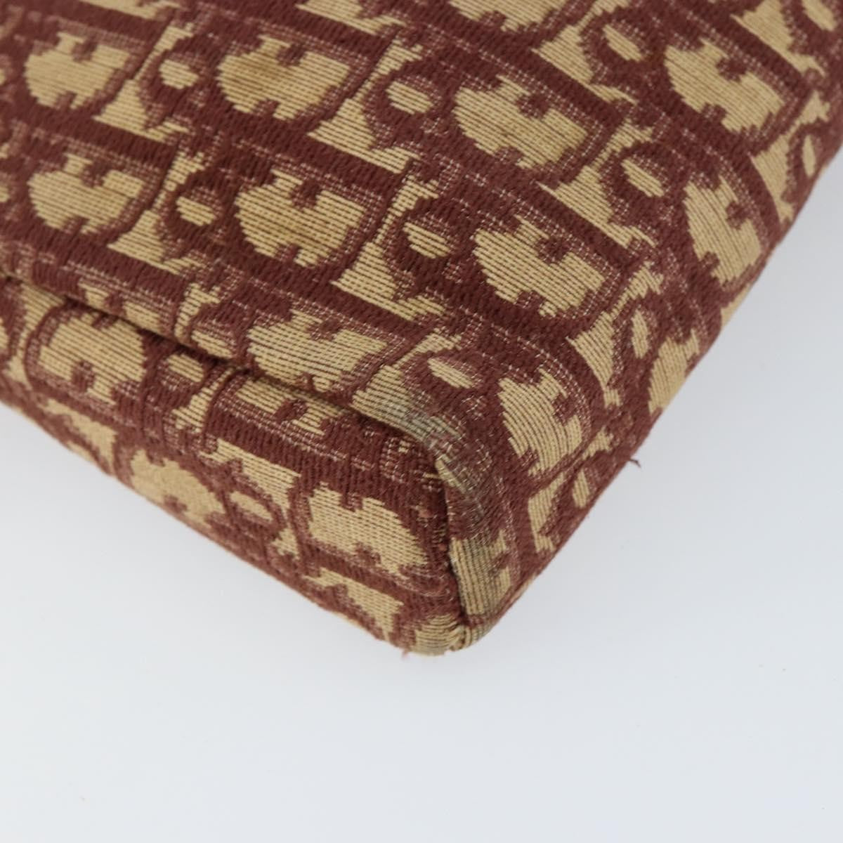 Christian Dior Vintage CD trotter Shoulder bag Canvas, RED, CANVAS, Shoulder bag