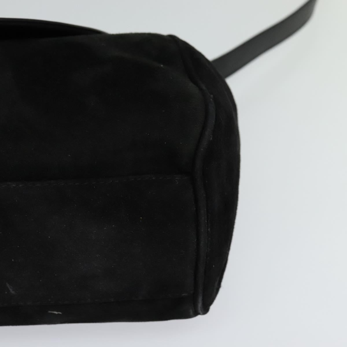 Salvatore Ferragamo Flap Handbag Leather, BLACK, LEATHER, Handbag