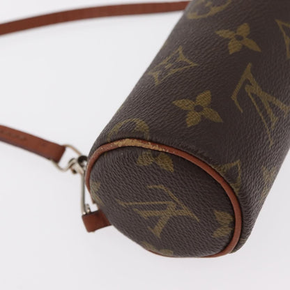 Louis Vuitton Papillon Pochette Monogram Canvas, BROWN, CANVAS, Clutche & pouche