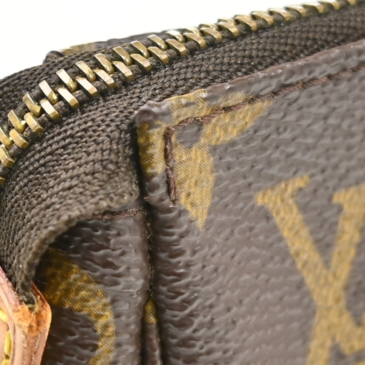Louis Vuitton Pochette Accessoires NM Monogram Canvas, Brown, Canvas, Clutch