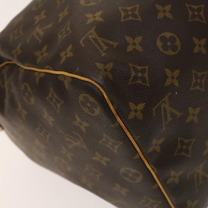 Louis Vuitton Keepall Bag Monogram Canvas, BROWN, CANVAS, Travel bag