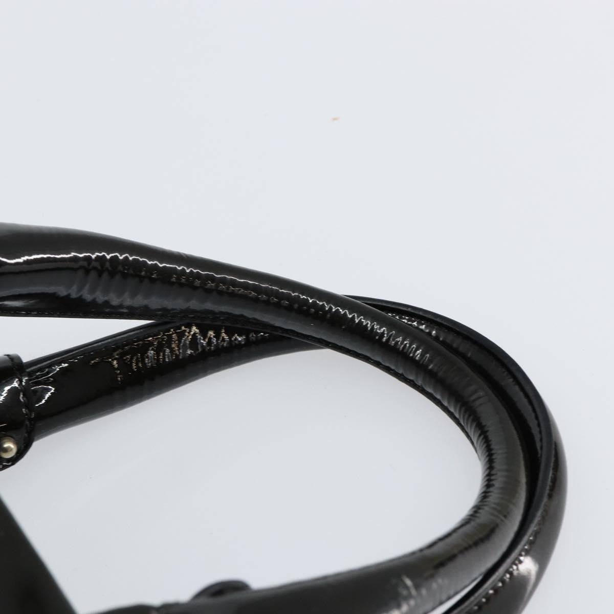 Salvatore Ferragamo Vintage Tote bag Patent Leather, BLACK, PATENT_LEATHER, Tote bag